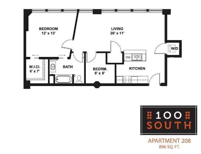 Floorplan - 100 South