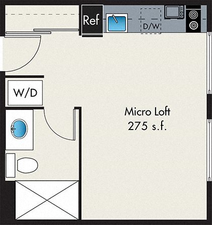 Floorplan - The Lofts at Gin Alley