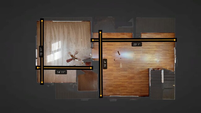 3rd Level Floorplan - 1724 S 63rd St