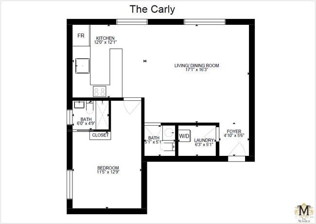 The Carly - Unit 2 & 5 - The Monarch Downtown