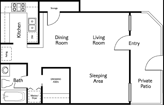 Studio - Balboa Ridge Condos