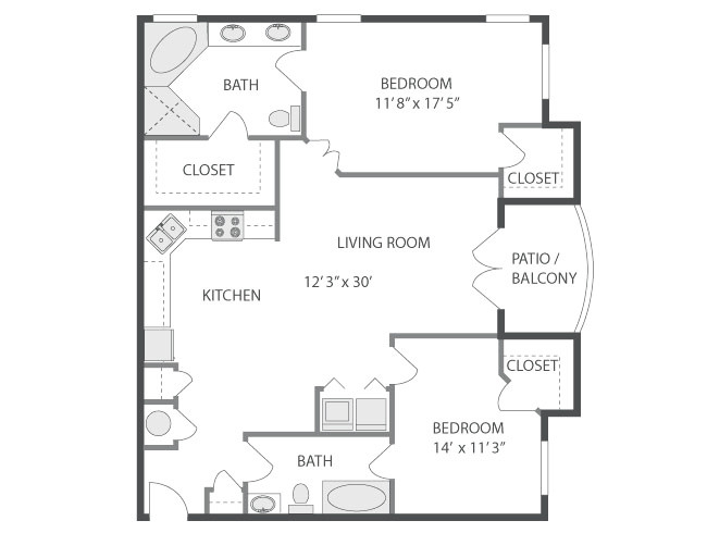 Floorplan - AMLI Lindbergh