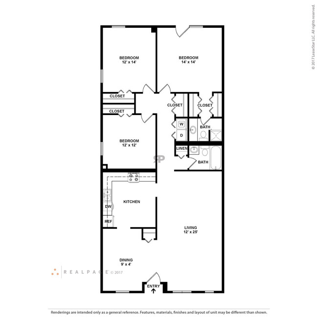 Floorplan - Douglass Apartments