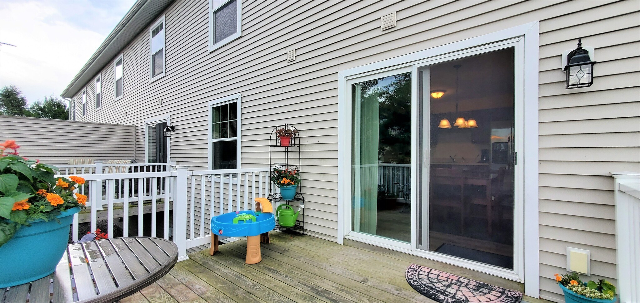 Balcony. (photo from neighboring unit with the same layout) - 1756 St Joseph St