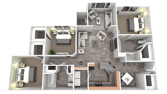 Floorplan - Preston Run Apartments