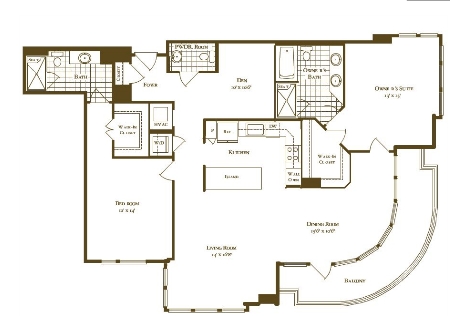 2BR/2.5BA - One Park Crest