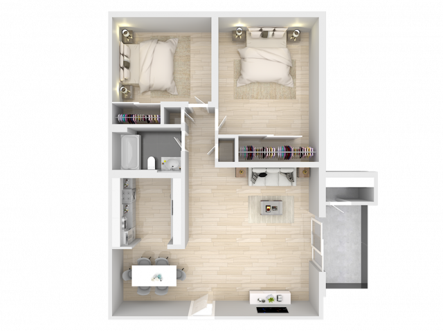 2 Bed 1 Bath - BNO-Bossa Nova