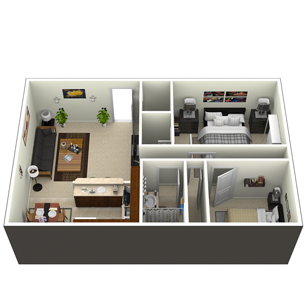 Floorplan - Village Manor Apartments