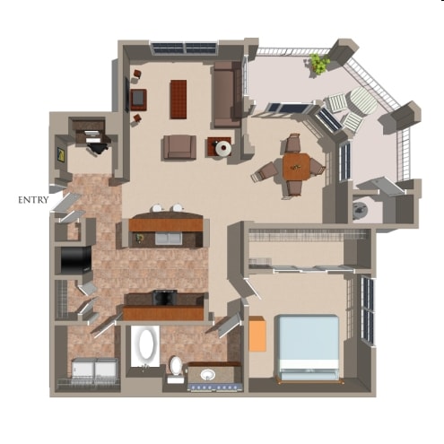 1BR/1BA - Painted Trails