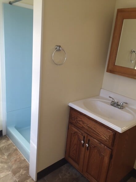 Bathroom with shower. - 100 Park Ave