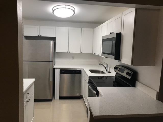 Brand new white kitchen with granite - 490 NW 20th St