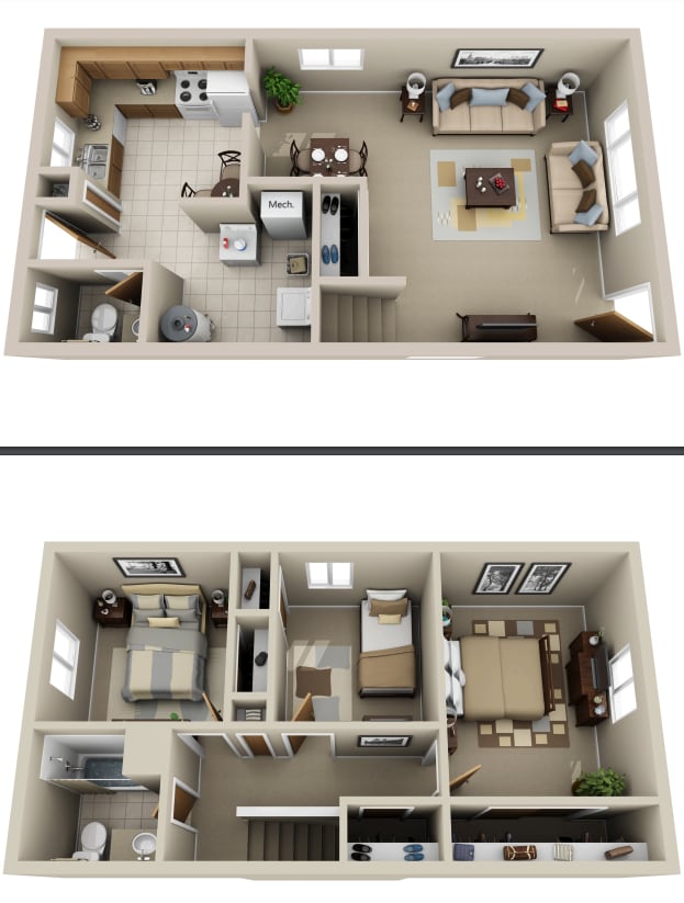 3 bedroom.png - Euclid Apartments