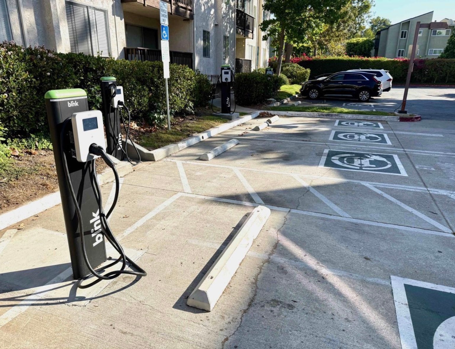 Blink EV chargers - 11112 Summertime Ln