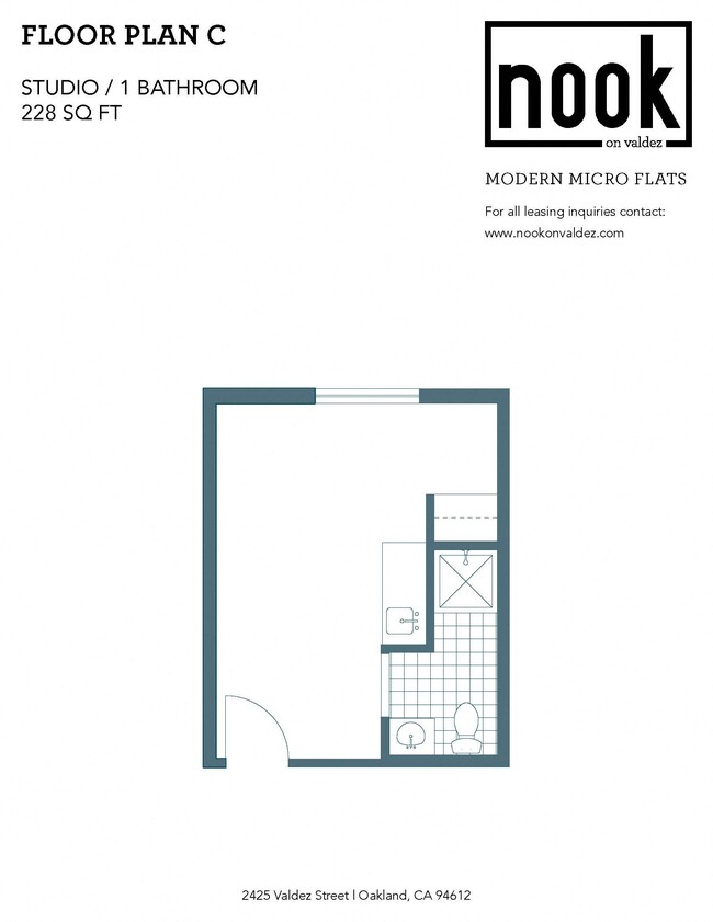 Floorplan - Nook on Valdez