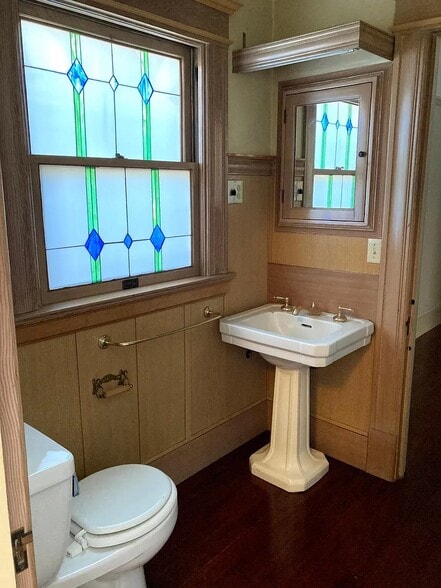 Custom stained glass window - 264 N 13th St