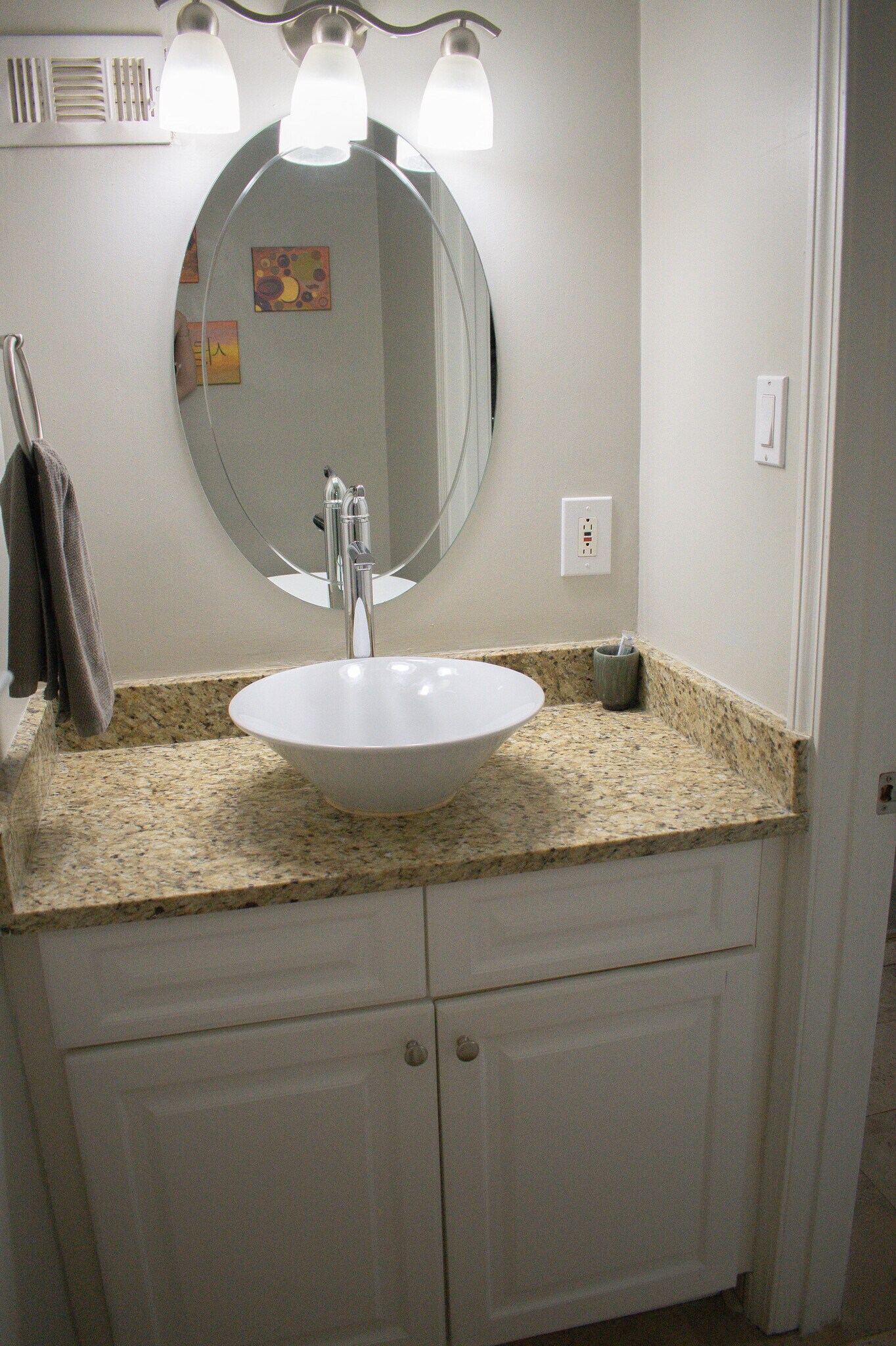 Half bathroom on main level - 6980 Roswell Rd