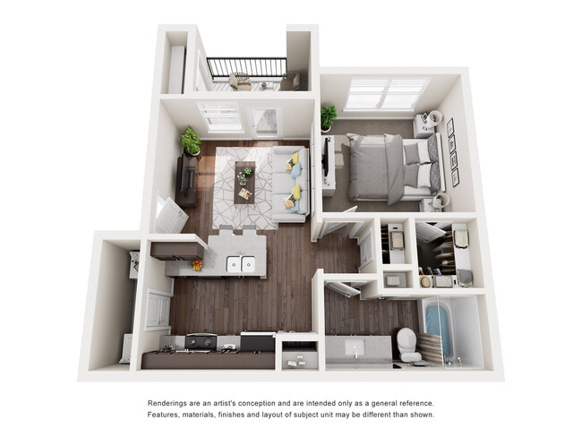 Floorplan - Pebble Brook Apartments