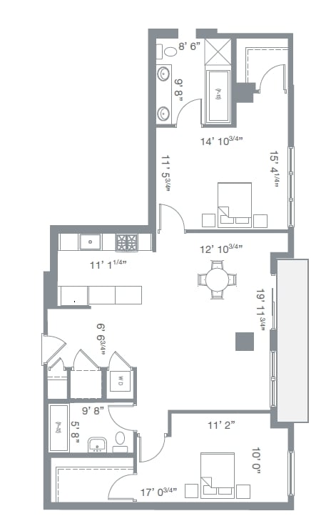 2BR/2BA - Watermark Condos