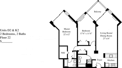 Floorplan - Portside Towers