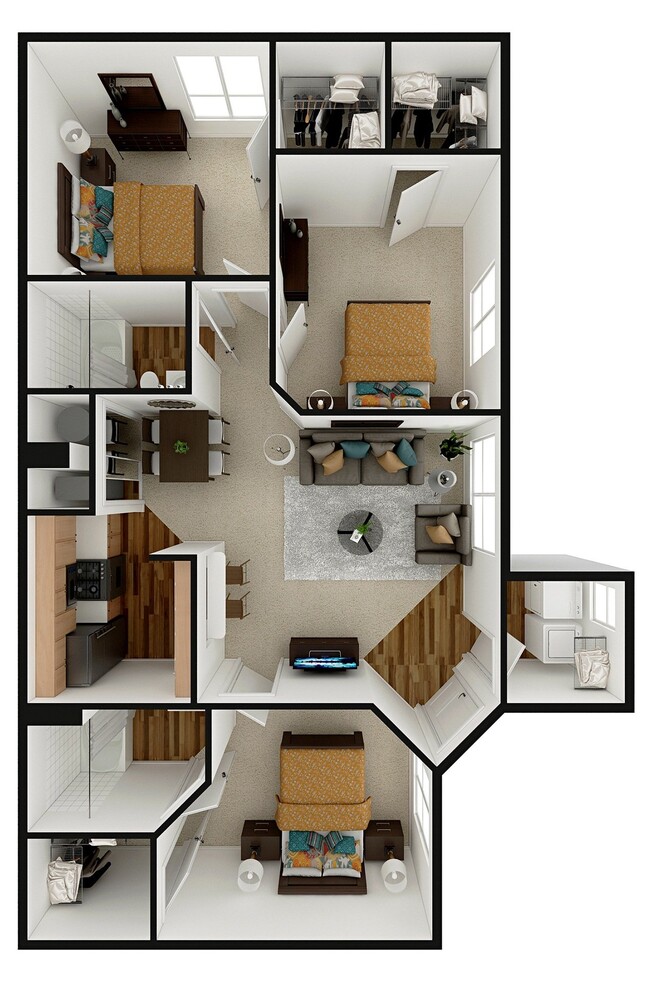 Floorplan - University Park Apartments