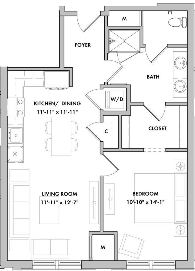 Floorplan - Melford Mansions