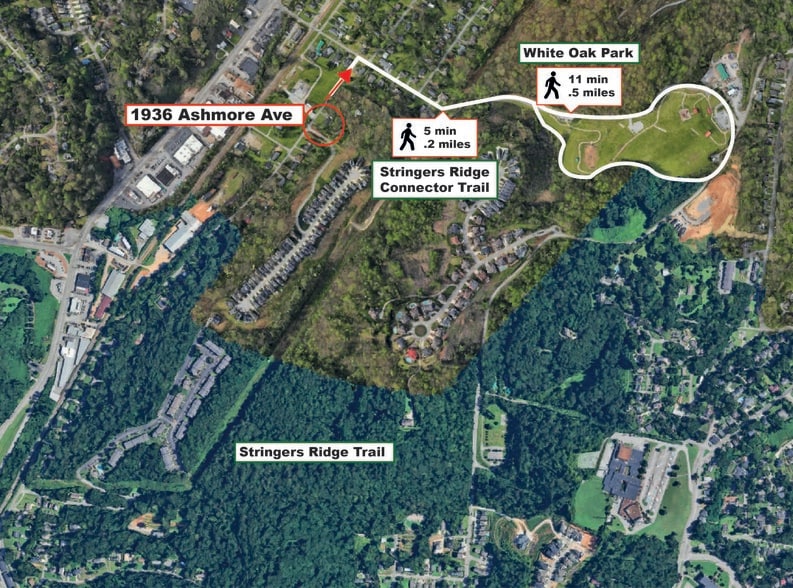 Map - 1936 Ashmore Ave