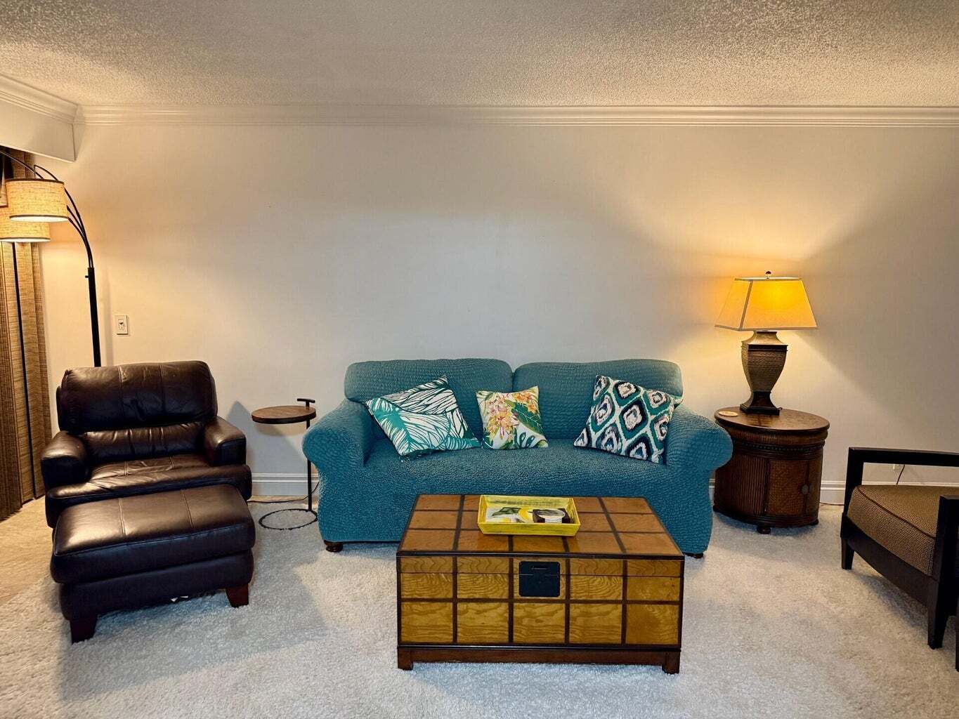 Living Room (Evening) - 9650 S Ocean Dr