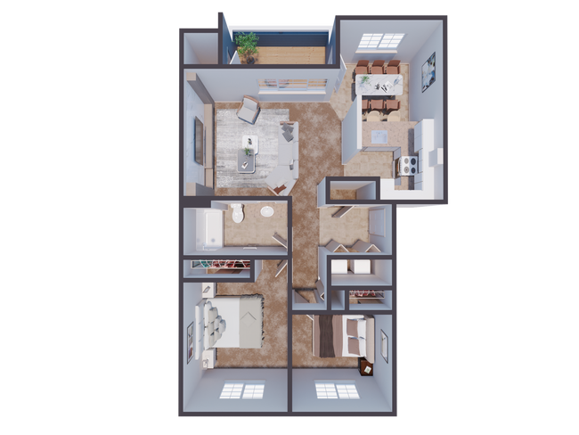 Floorplan - Wintercrest Apartments