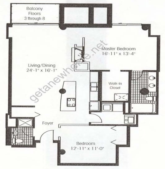 2BR/2BA - Metropolitan Place