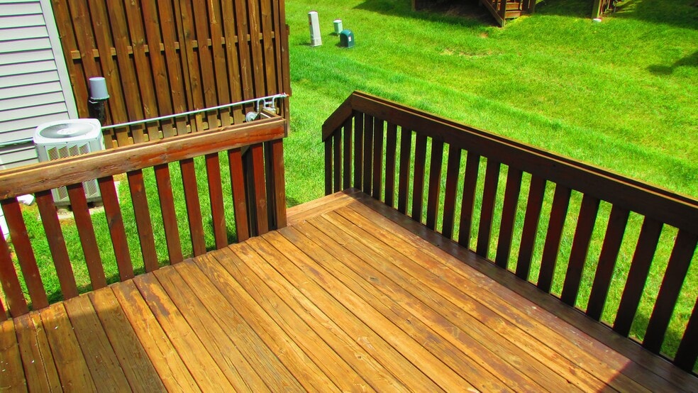 Back patio. - 720 Oaktree Blvd