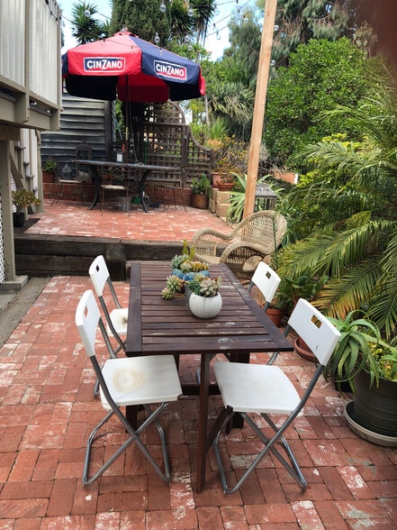 2 tier patio. Your half is in the foreground. - 315 4th St