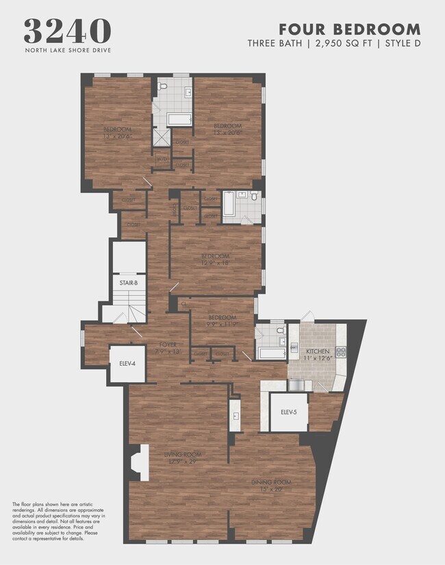 Floorplan - 3240 North Lake Shore Drive