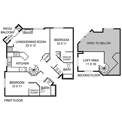 Floorplan - The Villas at Park La Brea