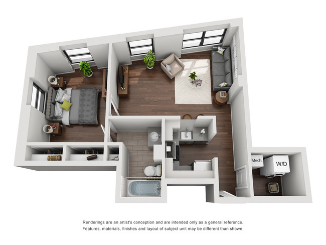 Floorplan - The Fairfax Apartments