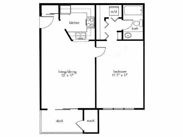 Floorplan - Village of Westover Apartment Homes