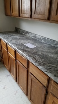 Kitchen with new counters - 217 S Water St