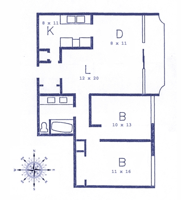 Floorplan - The Carlyle on the Lake