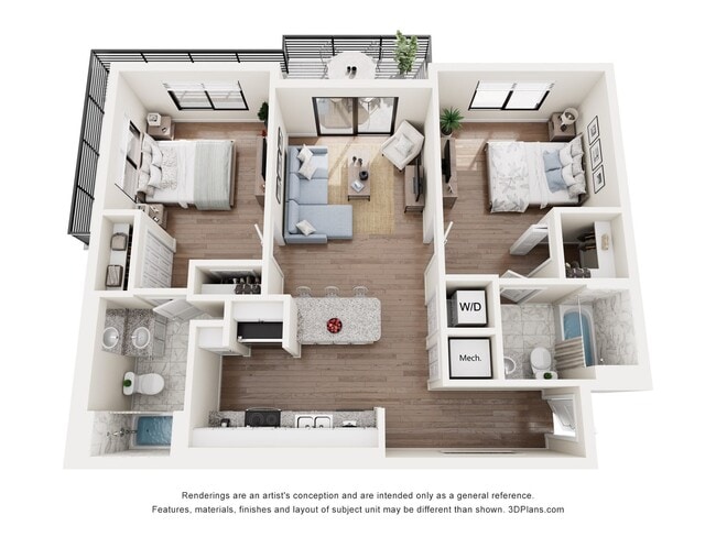 Floorplan - Gateway Luxury Apartments