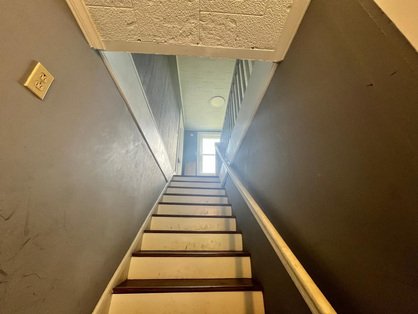 Stairs up to apt - 212 Westwood Dr