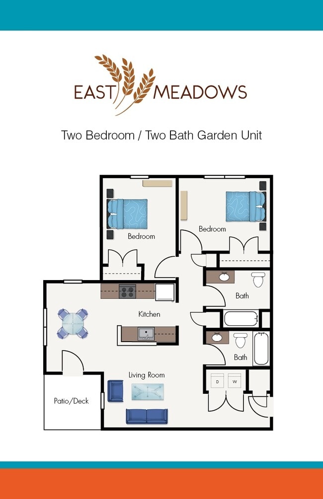 Floorplan - East Meadows Apartments