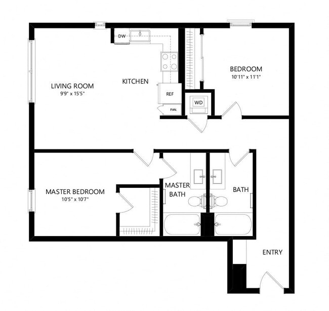 Floorplan - Windsor Queen Anne