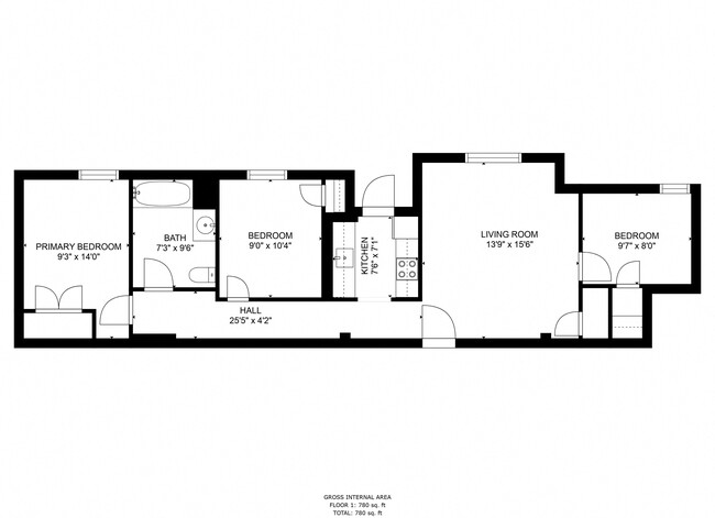 Floorplan - Edgewood Apartments