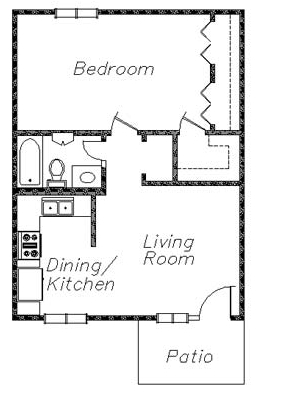 1BR/1BA - Fairlawn Flats