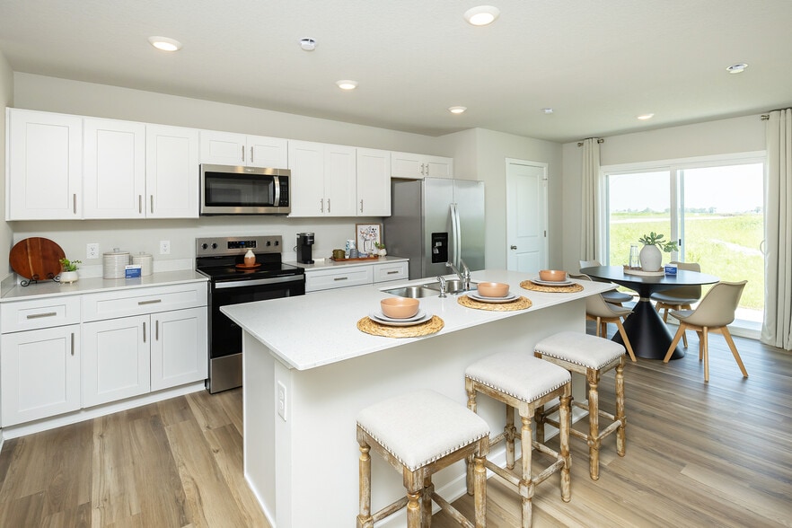 Kitchen/Dining Area - This home is not furnished - 4306 NE 13th St