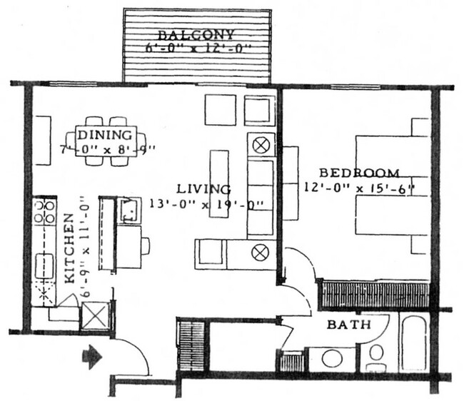 Building Photo - large south-facing, updated 1 bedroom home