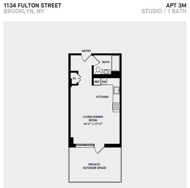 Floorplan - 1134 Fulton Street