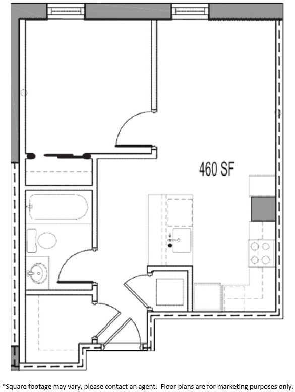 Floorplan - Kenyon Apartments