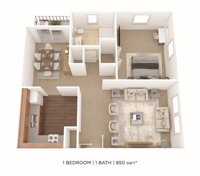 Floorplan - Green Lake Apartments and Townhomes