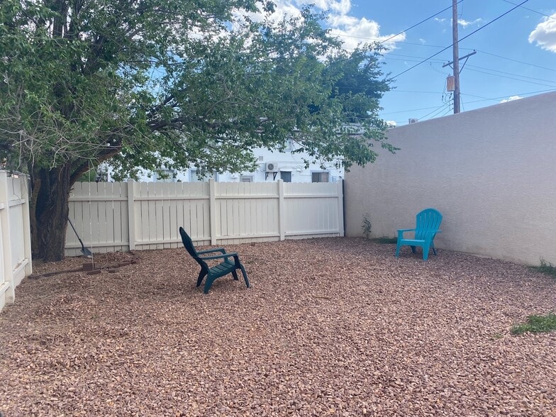 Back yard - 1212 Gold Ave SW