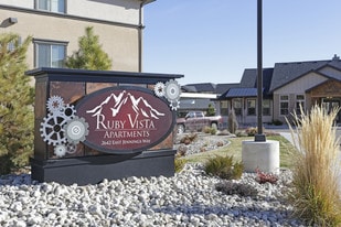 Front Entry Signage - Ruby Vista Apartments